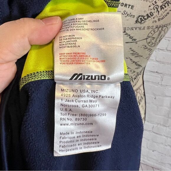 Mizuno Women’s Quarter Zip Sweater Size Small Blue and Green - Picture 9 of 11